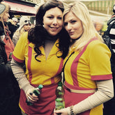 2 Broke Girls Max Caroline Kellnerinnen Uniform Kleid Cosplay Kostüm Karnival für Party Mottoparty - cosplaycartde